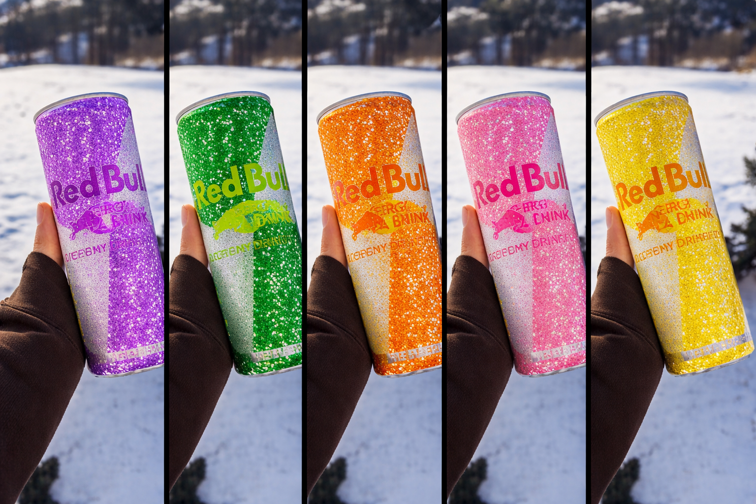 Pink Energy Drink Inspired Tumbler – 20oz Skinny Cup